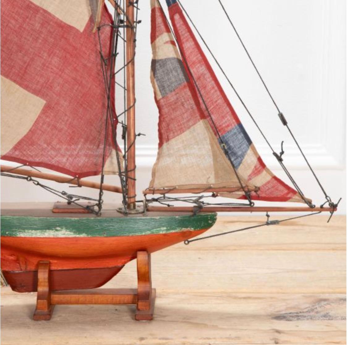 Hand-Crafted 20th Century English Pond Yacht