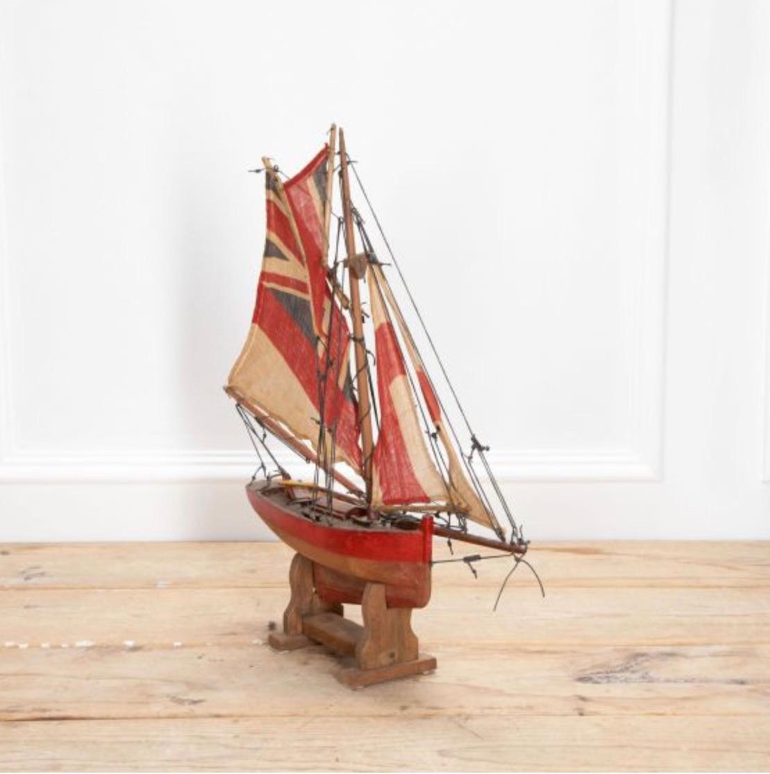 20th Century English Pond Yacht 1