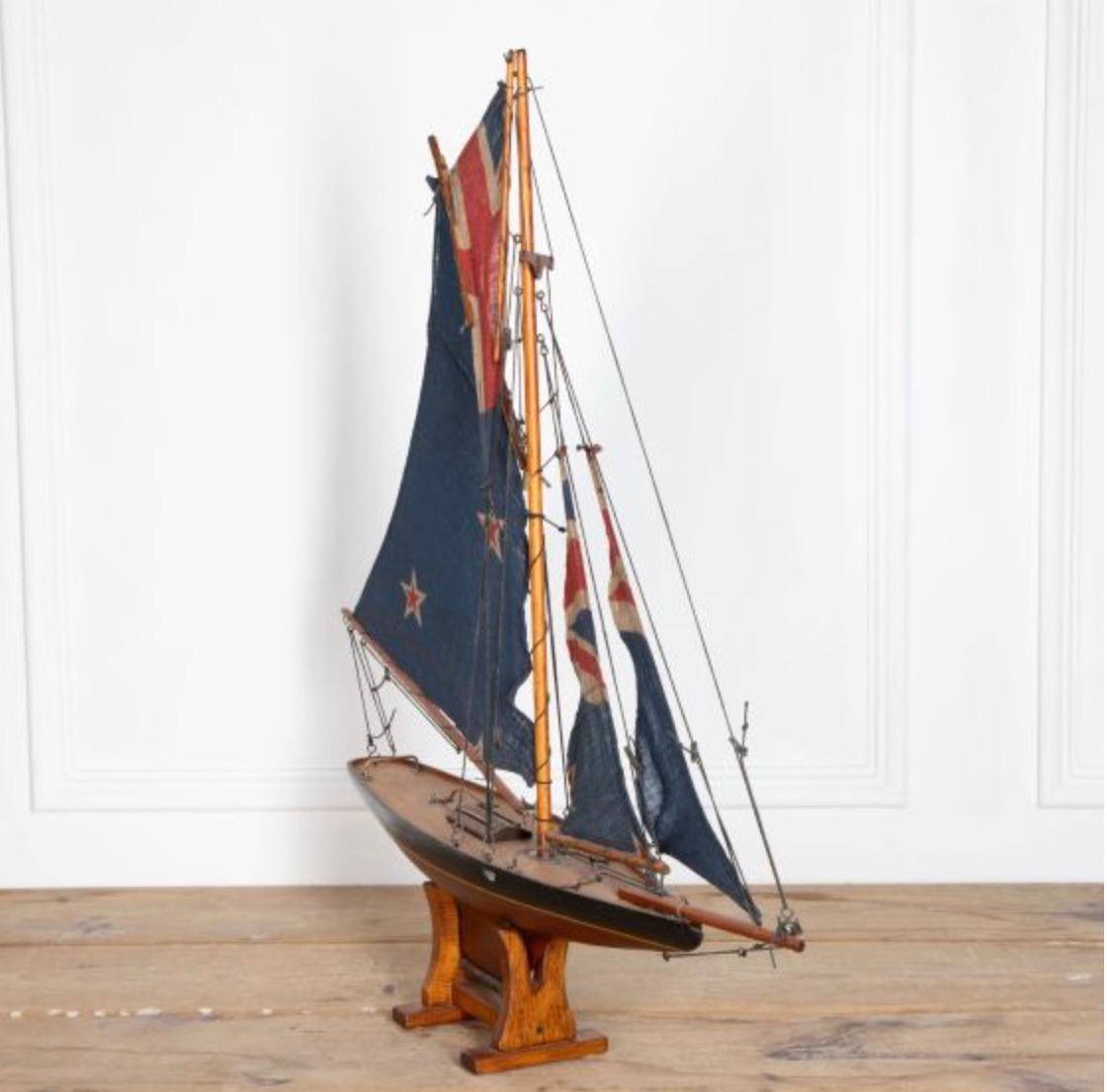 20th Century English Pond Yacht 1