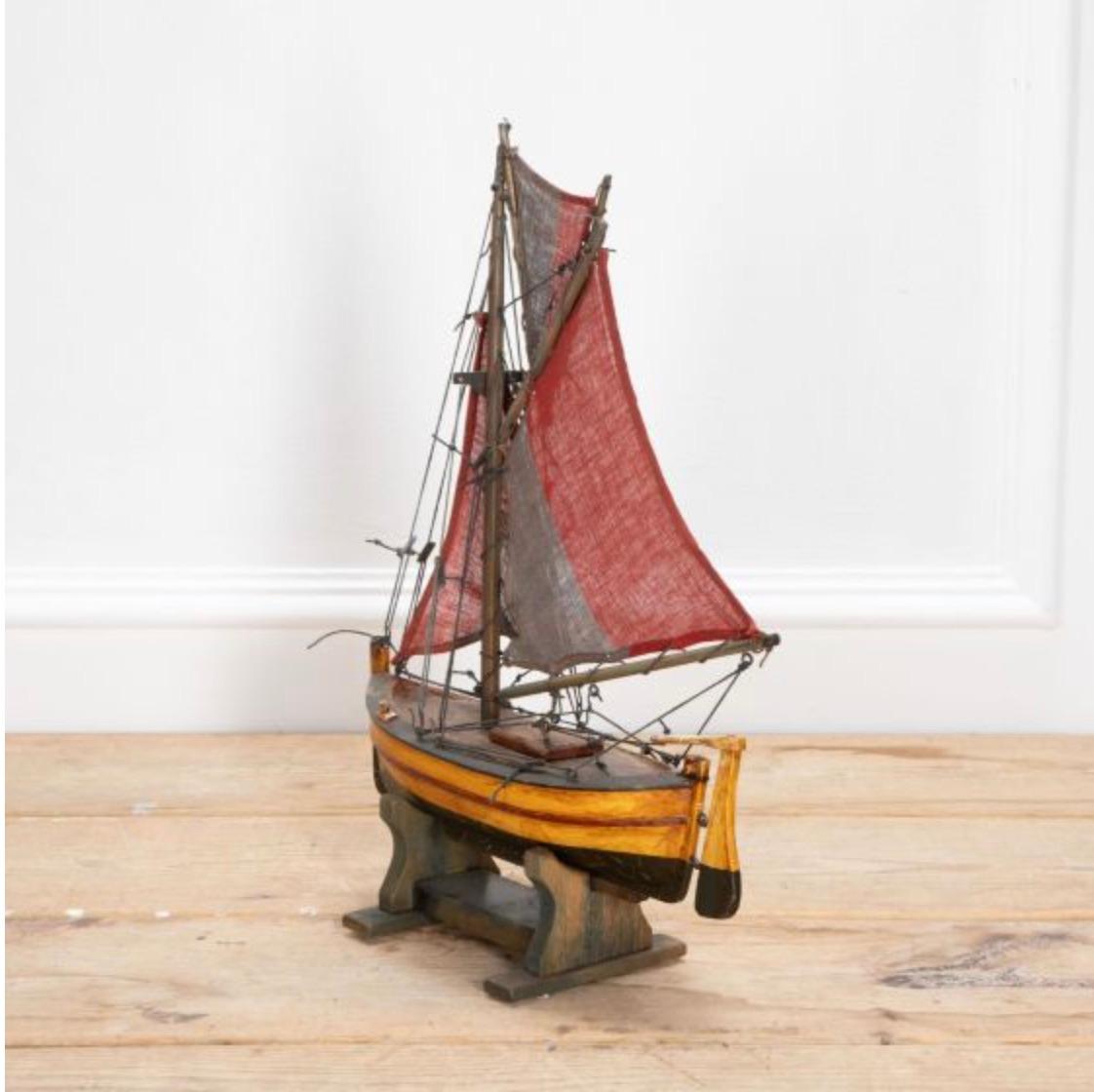 20th Century English Pond Yacht 1