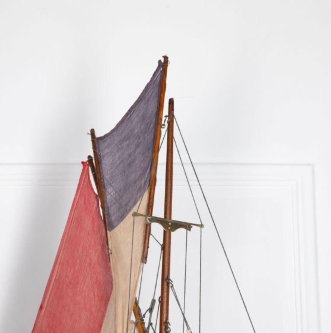 20th Century English Pond Yacht 1