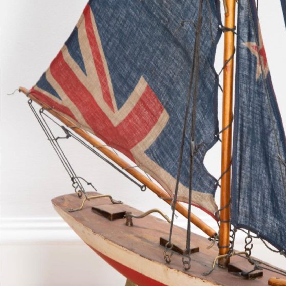 20th Century English Pond Yacht 1