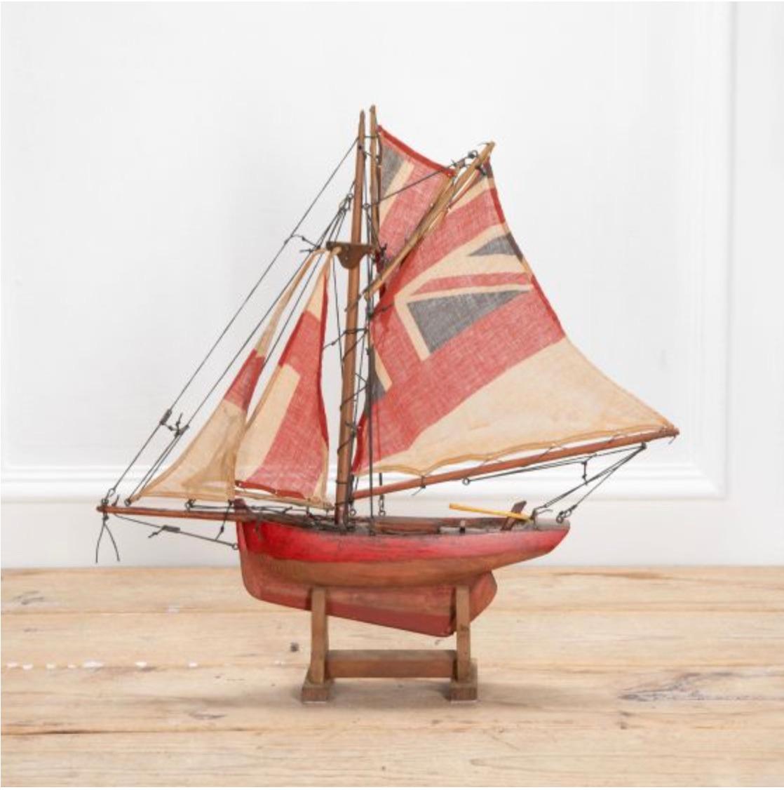 20th Century English Pond Yacht 2