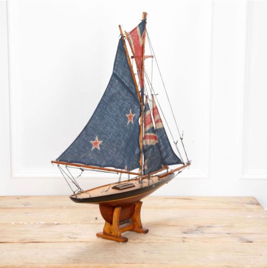 20th Century English Pond Yacht 2