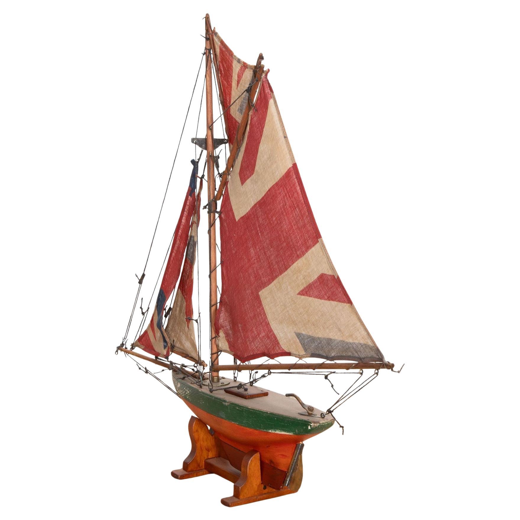 20th Century English Pond Yacht