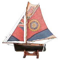 20th Century English Pond Yacht