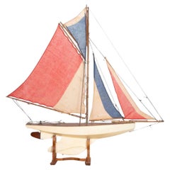 20th Century English Pond Yacht
