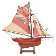 20th Century English Pond Yacht