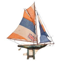 20th Century English Pond Yacht