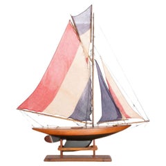 20th Century English Pond Yacht