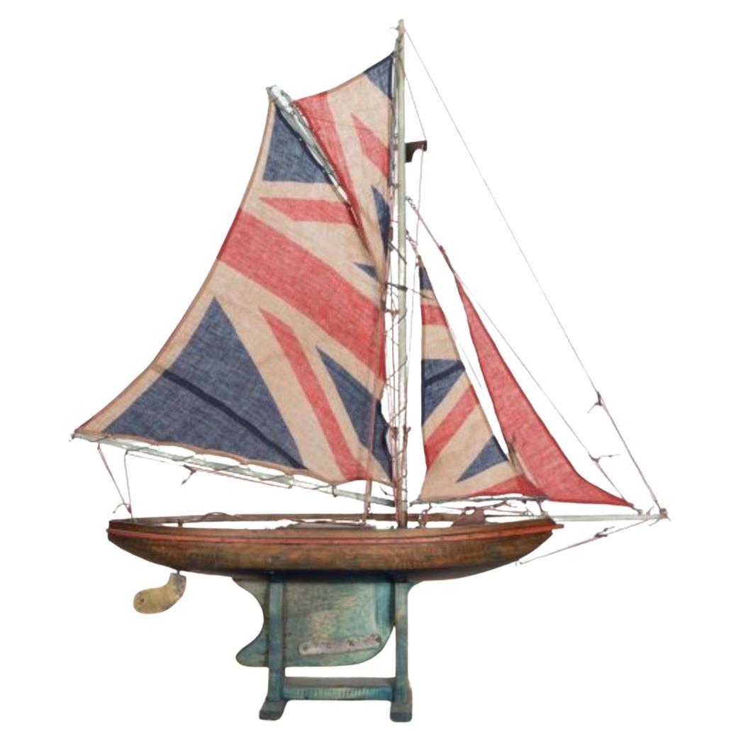 20th Century English Pond Yacht