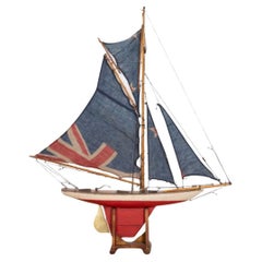 20th Century English Pond Yacht