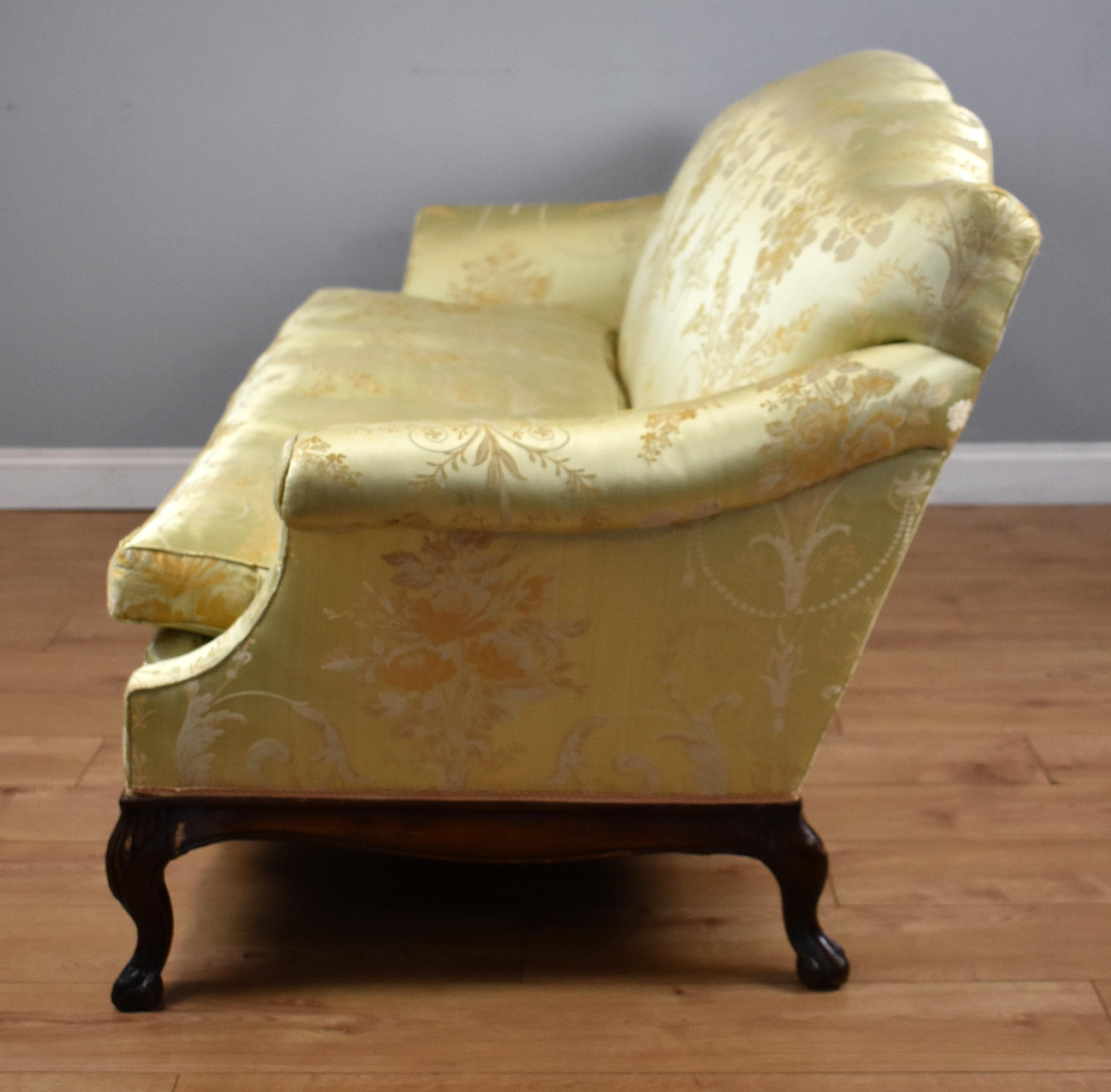 20th Century English Queen Anne Style Sofa 8
