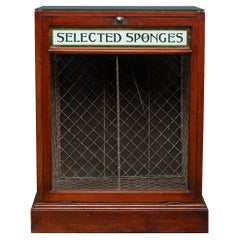 20th Century English 'Selected Sponges' Shop Display Cabinet, 1920s