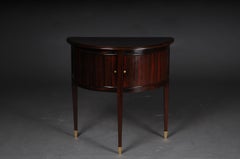 20th Century English Semicircular Wall Chest of Drawers, Mahogany