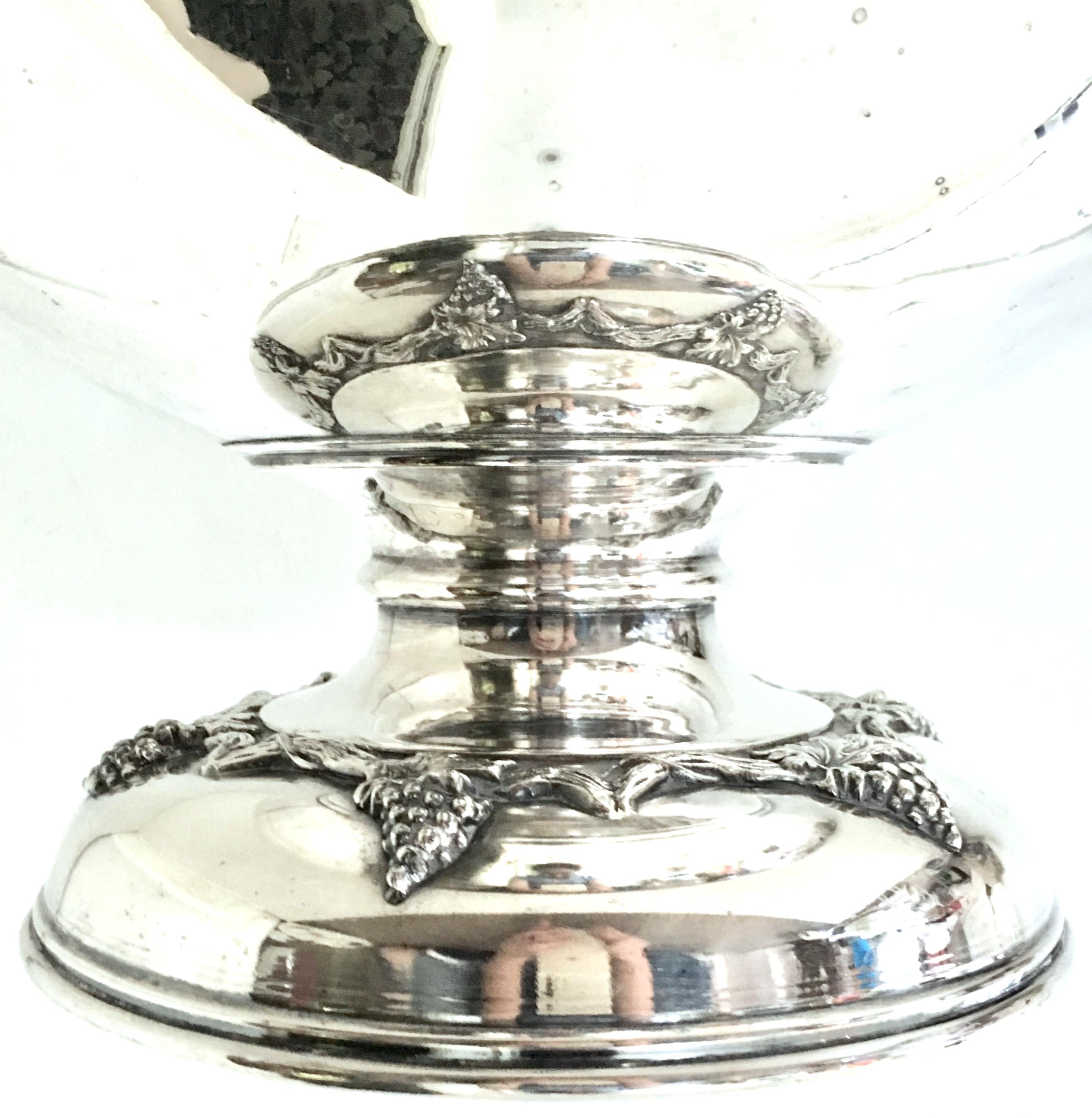 20th Century English Sheffield Silver Plate Punch Bowl By, Sheffield 3