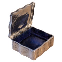 20th Century English Silver Jewelry Box