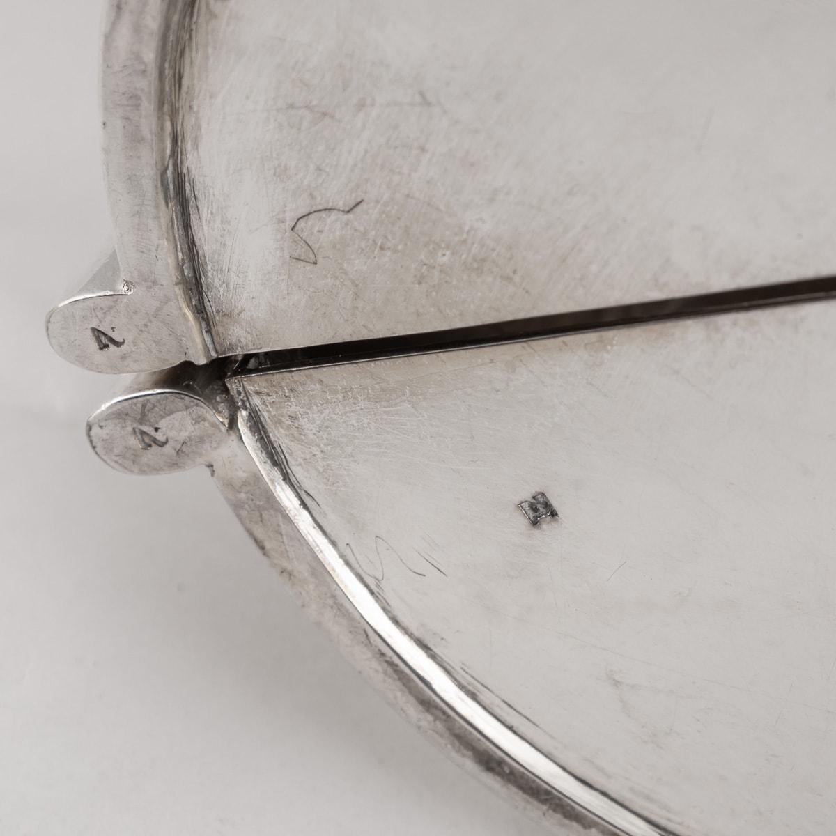 20th Century English Silver Plate Bottle Holder By Mappin & Webb, c.1930 For Sale 6