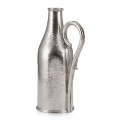 20th Century English Silver Plate Bottle Holder By Mappin & Webb, c.1930
