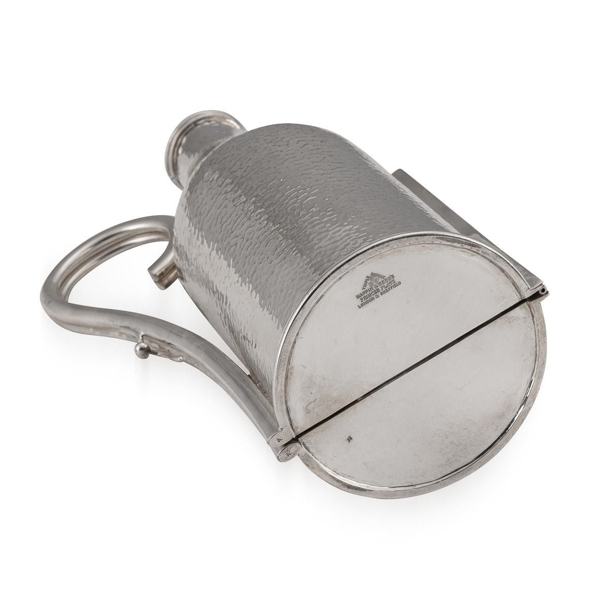 20th Century English Silver Plate Bottle Holder By Mappin & Webb, c.1930 In Good Condition For Sale In Royal Tunbridge Wells, Kent