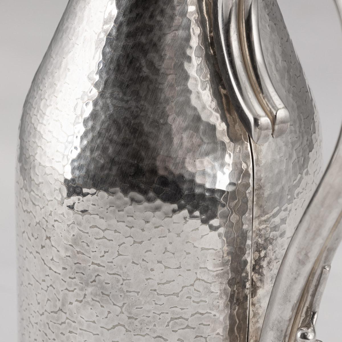 Porte-bouteilles en métal argenté anglais du 20ème siècle par Mappin & Webb, vers 1930 en vente 2