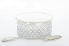 20th Century English Silver Plate / Cut Crystal Tableware