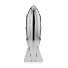 20th Century English Silver Plated "Rocket" Cocktail Shaker