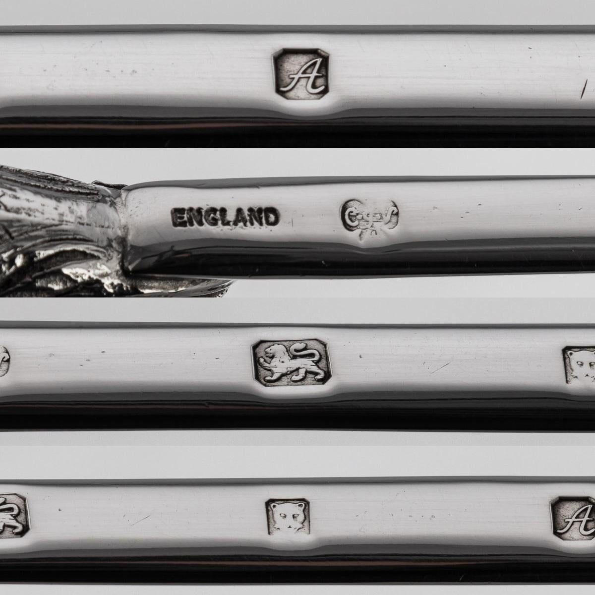 20. Jahrhundert Englisch massivem Silber Brieföffner in der Form einer Forelle Fisch im Angebot 6