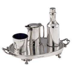 Set de condiments en argent massif du 20e siècle, A.I.C. c.1929