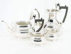 20th Century English Sterling Silver Four Piece Tea & Coffee Service