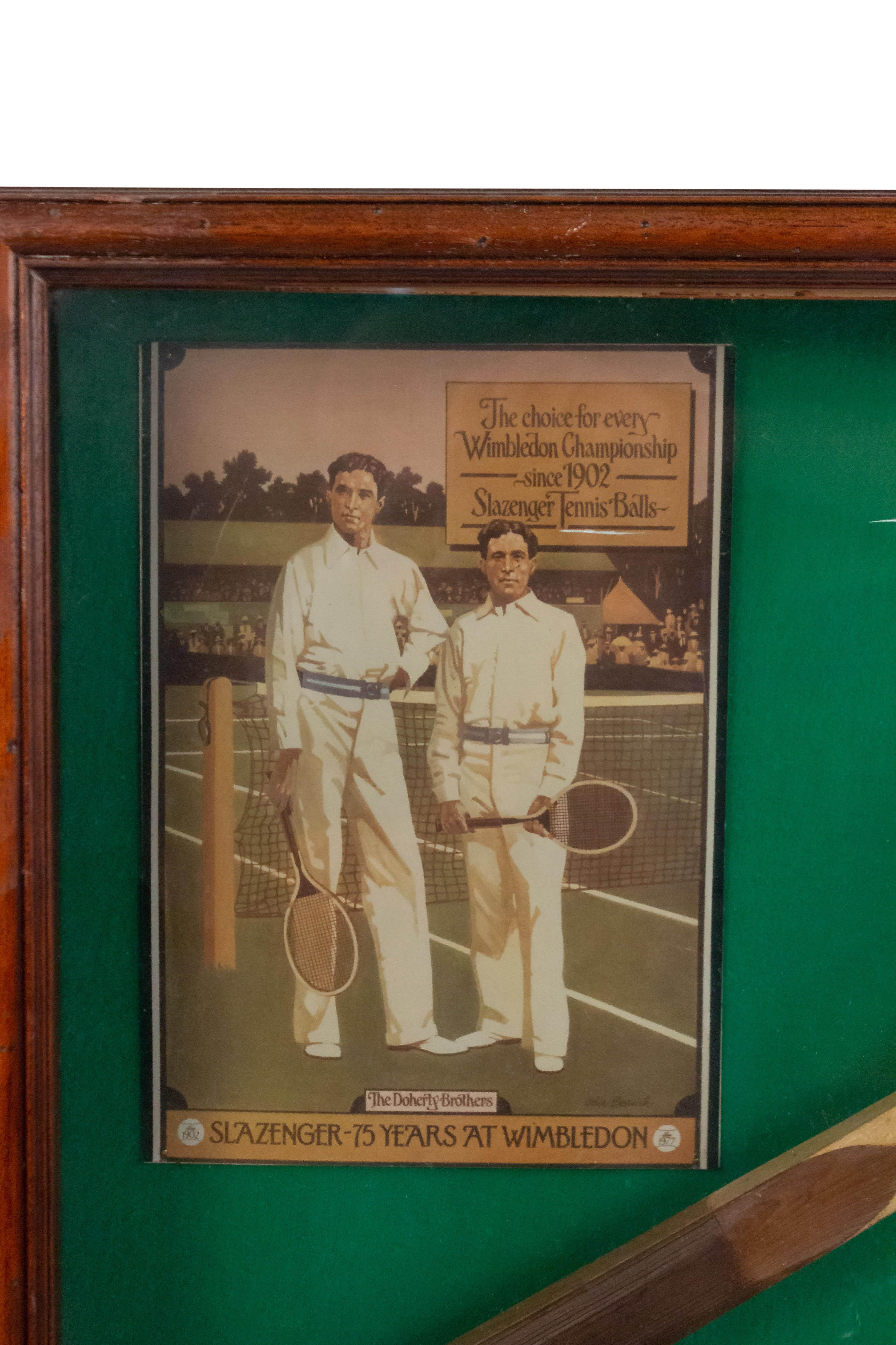 Englische Tennis-Wandtafel aus dem 20. Jahrhundert (Land) im Angebot