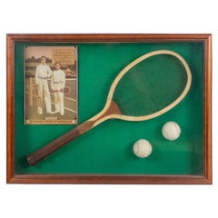 Englische Tennis-Wandtafel aus dem 20. Jahrhundert