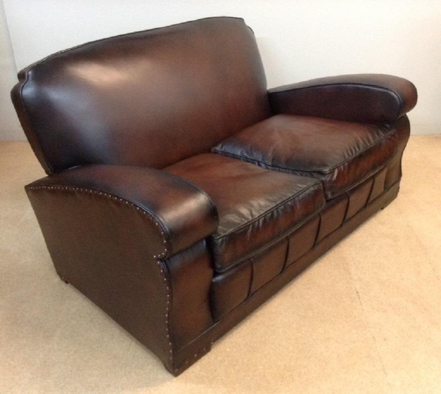 retro leather armchair