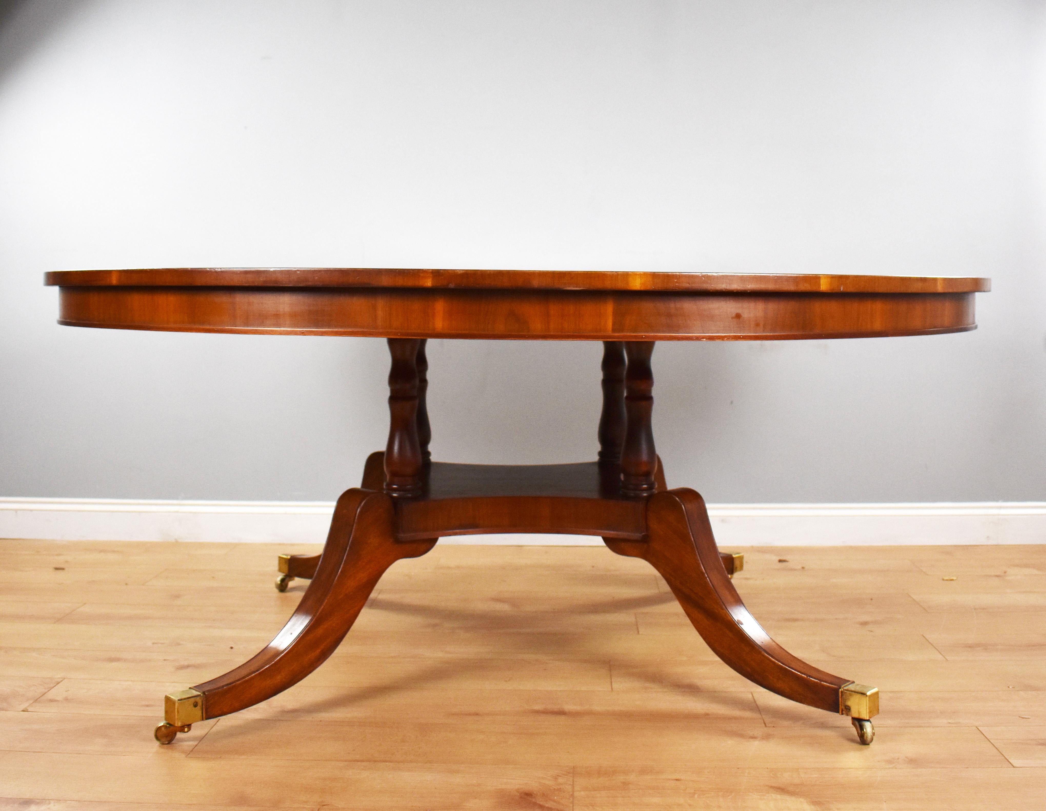 walnut antique dining table