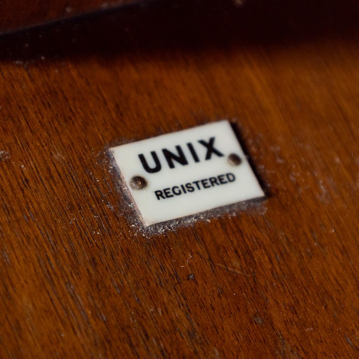 20th Century English Walnut Modular Shelving Boxes By Unix c.1960 For Sale 7