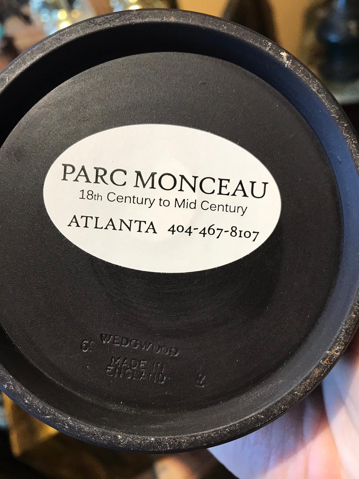 20th Century English Wedgwood Basalt Cup with Handle In Good Condition For Sale In Atlanta, GA