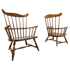 20th century English Windsor armchairs, set of 2