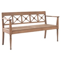 Vintage 20th Century English Wooden Bench