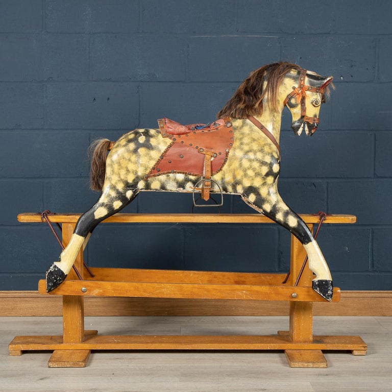 20th Century English Wooden Rocking Horse, circa 1930 at 1stDibs ...