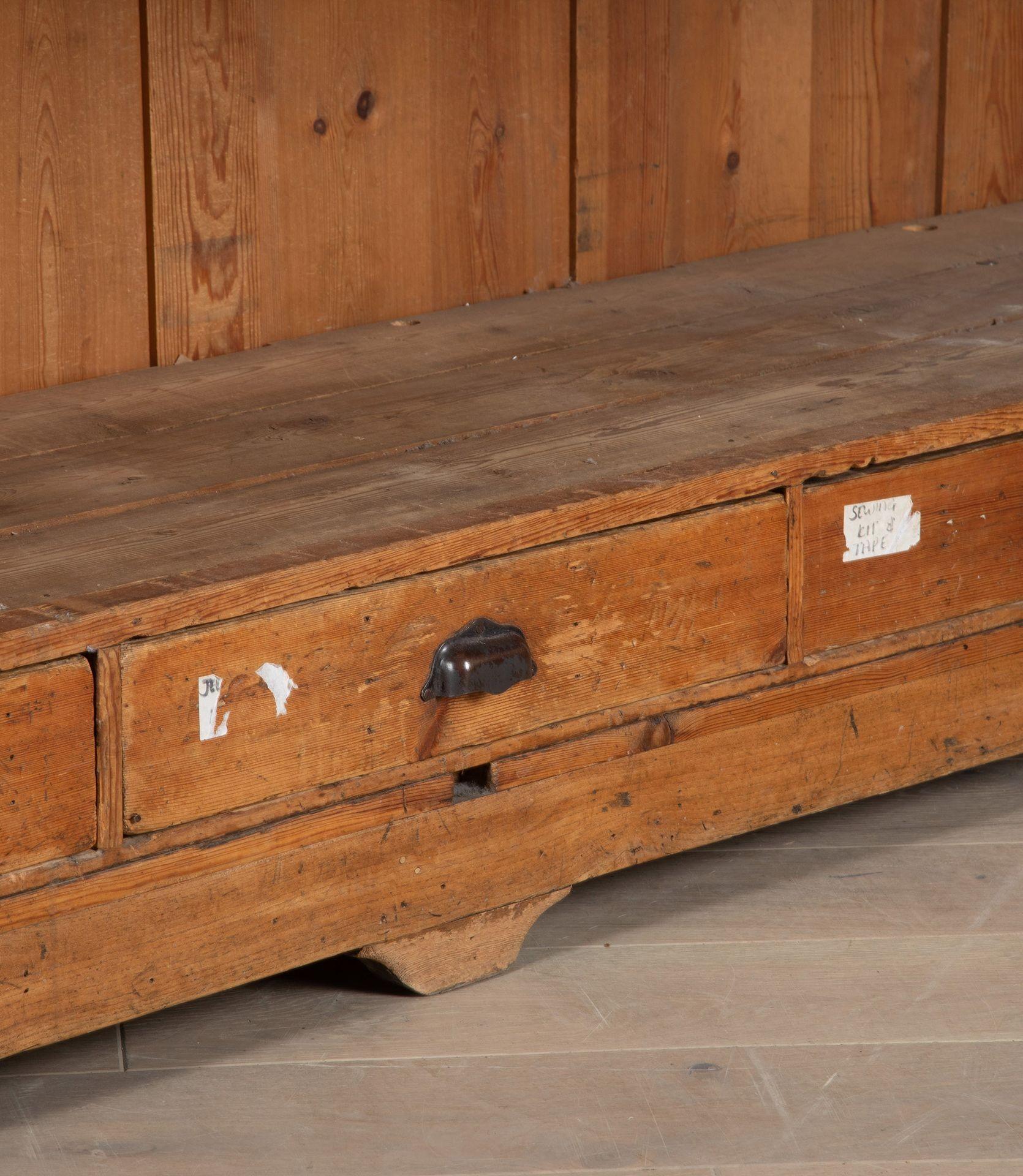 20th Century English Zinc Topped Shop Counter 13