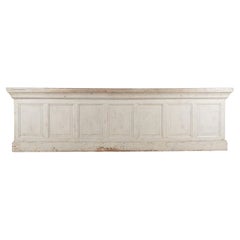 20th Century English Zinc Topped Shop Counter