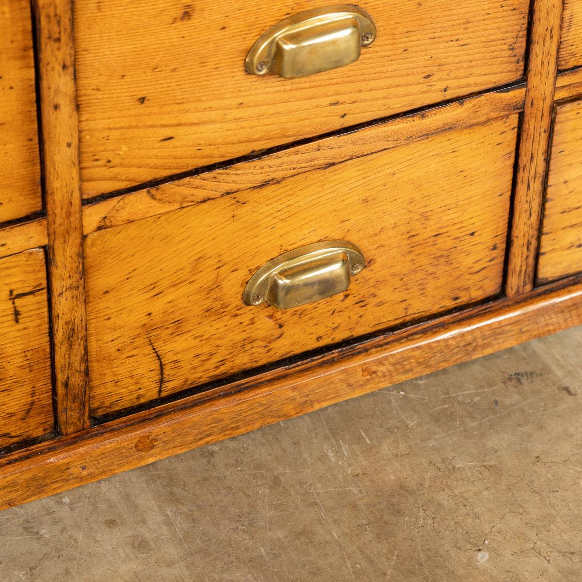 20th Century Enlish Oak Haberdashery Counter / Sideboard, C.1920 5