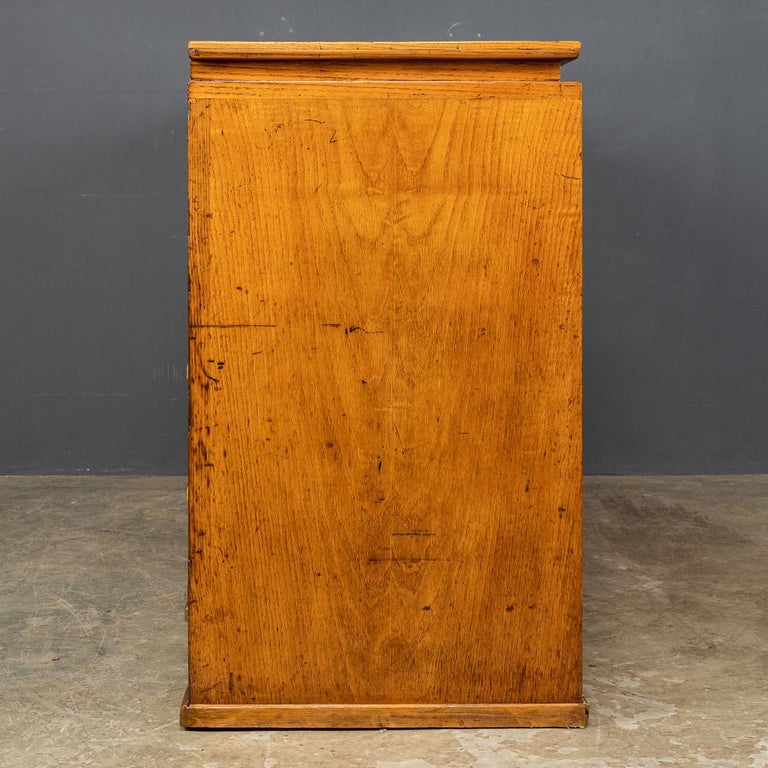 British 20th Century Enlish Oak Haberdashery Counter / Sideboard, C.1920 For Sale