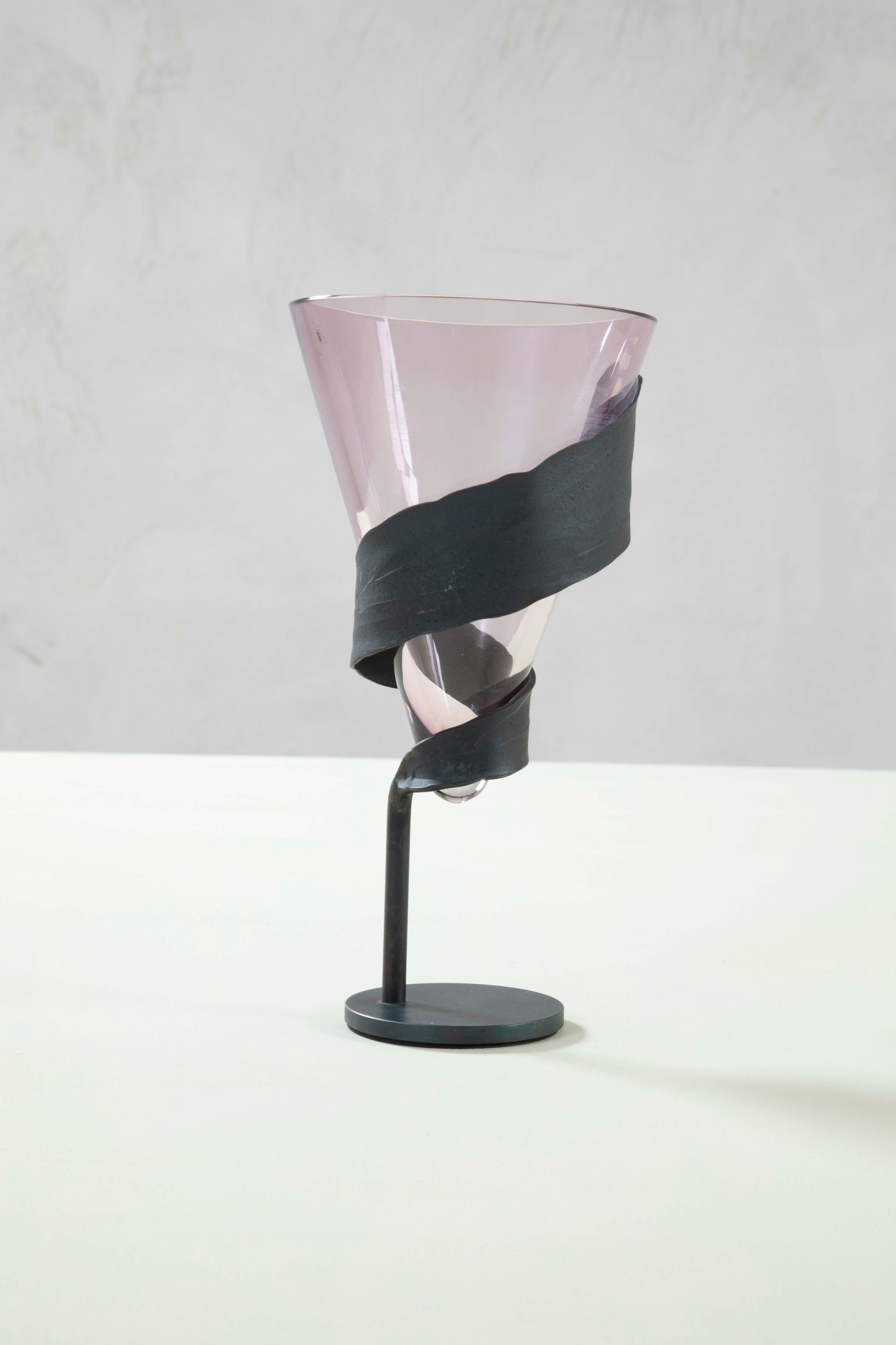 20th Century, Enzo Mari for Danese Vase mod. Viticcio in vendita 3