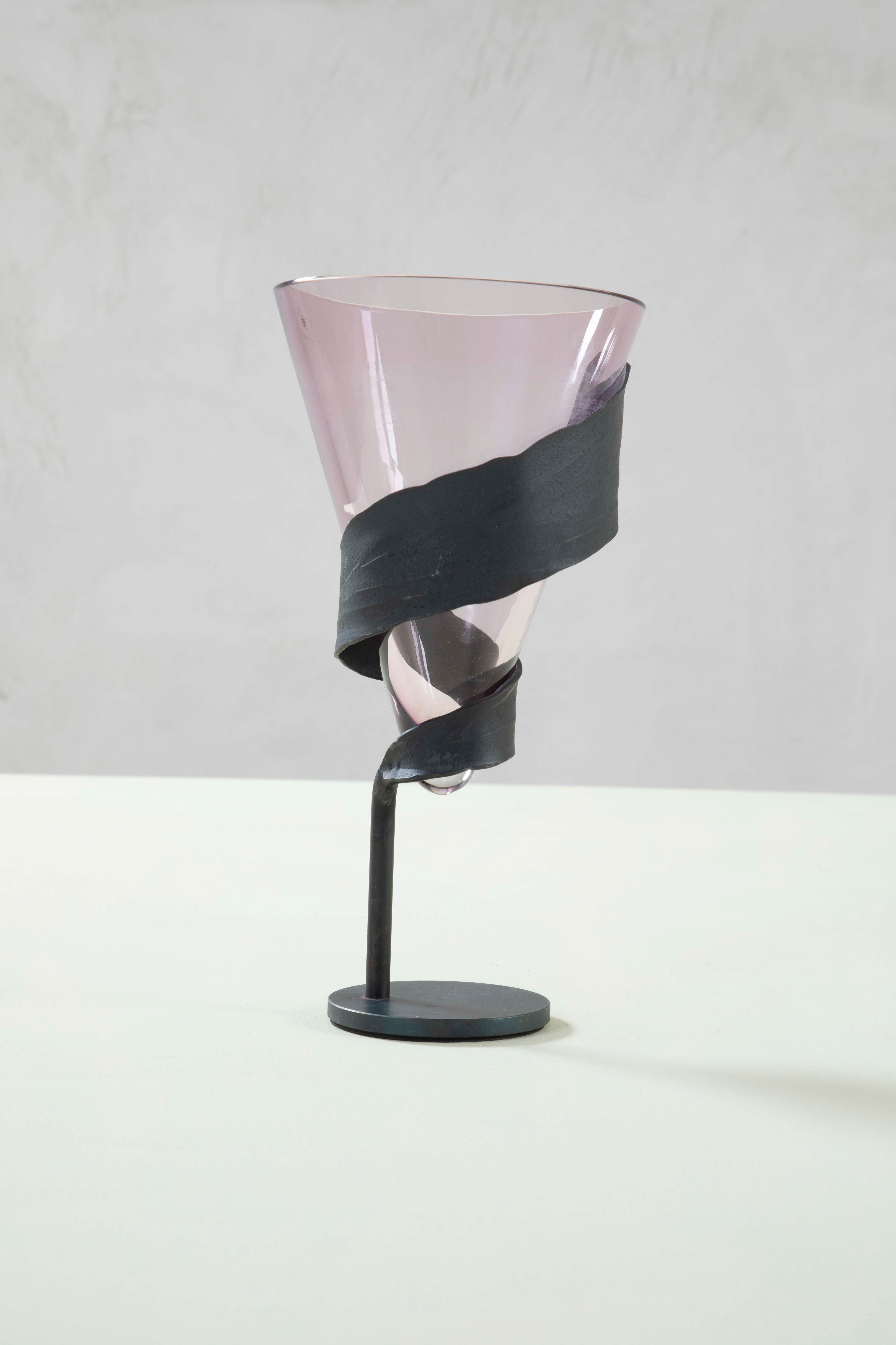 20th Century, Enzo Mari for Danese Vase mod. Viticcio in vendita 4