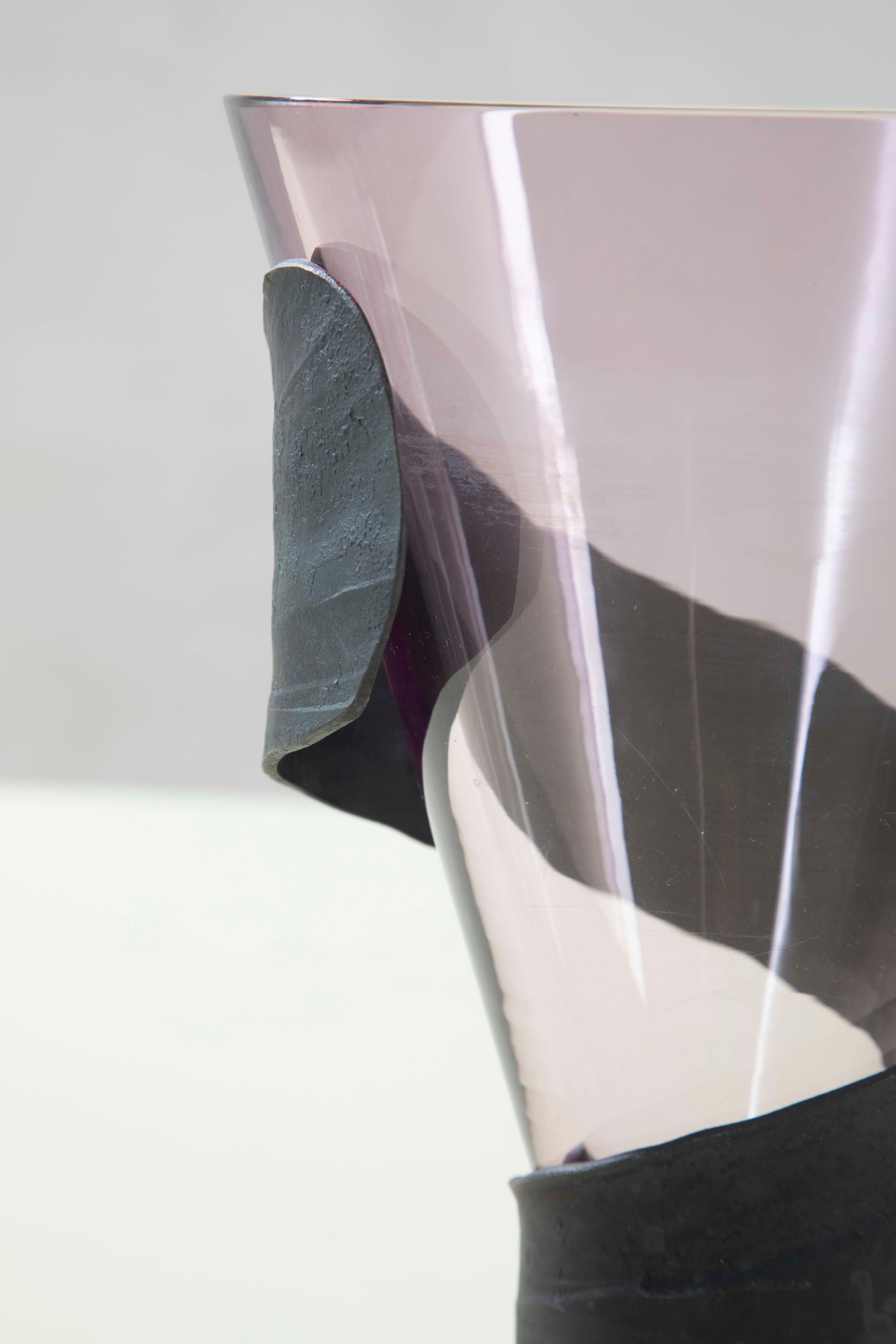 20th Century, Enzo Mari for Danese Vase mod. Viticcio in vendita 5