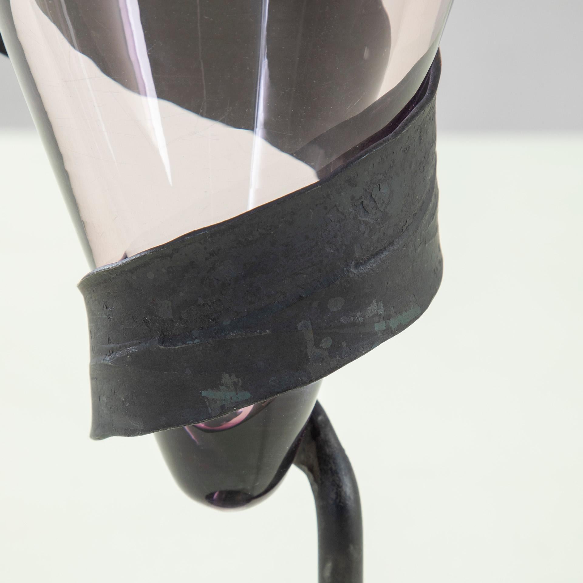 Italian 20th Century, Enzo Mari for Danese Vase mod. Viticcio in vendita