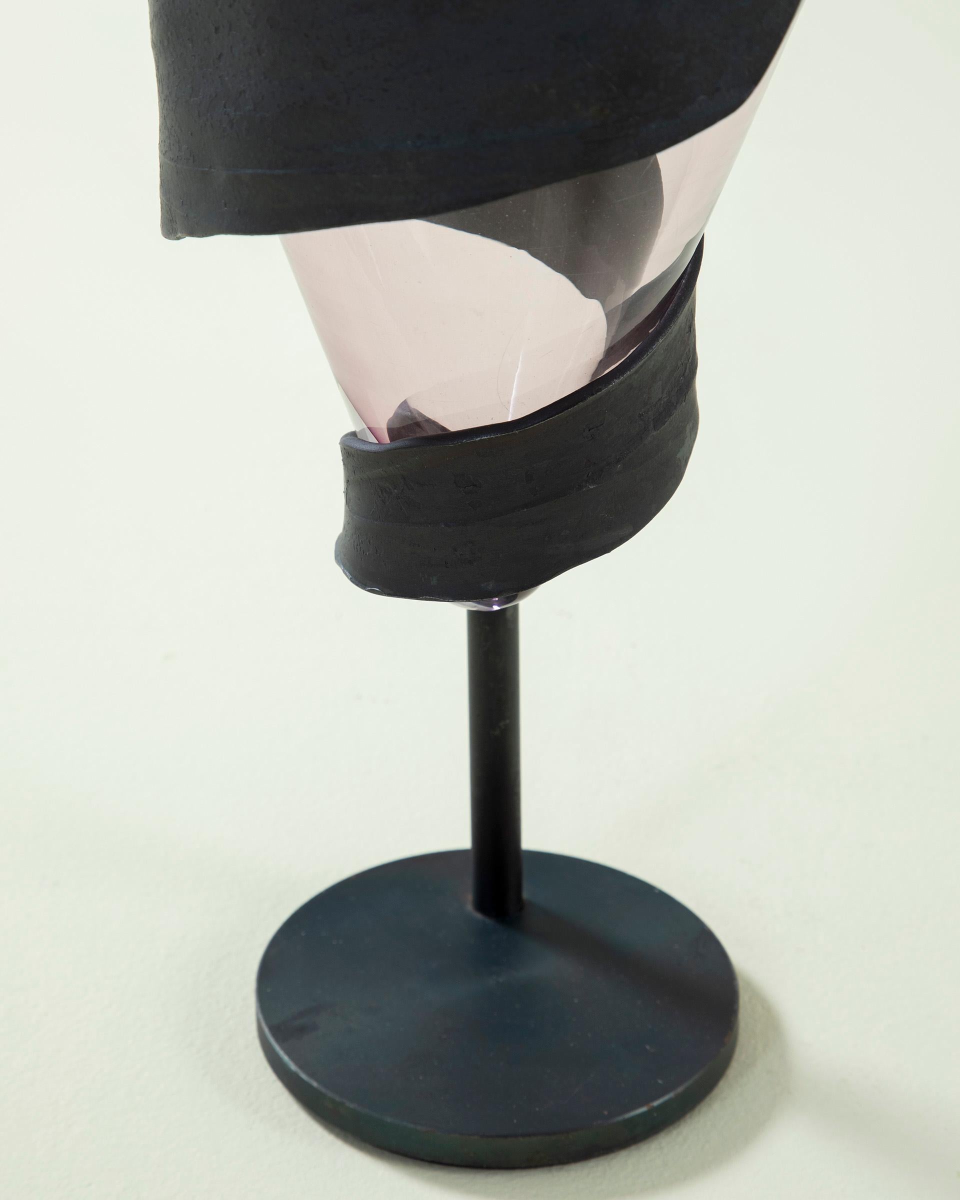 Late 20th Century 20th Century, Enzo Mari for Danese Vase mod. Viticcio in vendita
