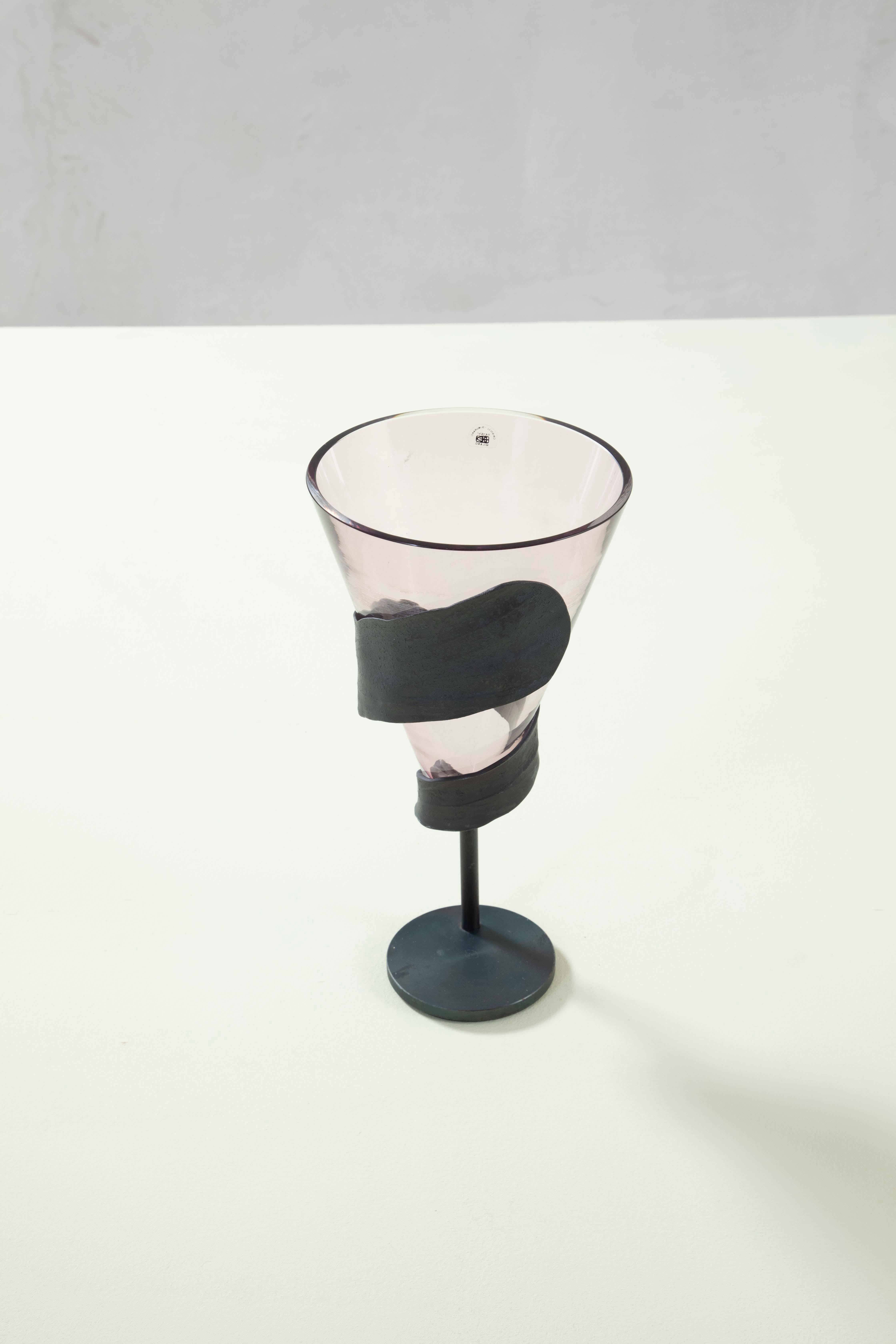 20th Century, Enzo Mari for Danese Vase mod. Viticcio in vendita 1