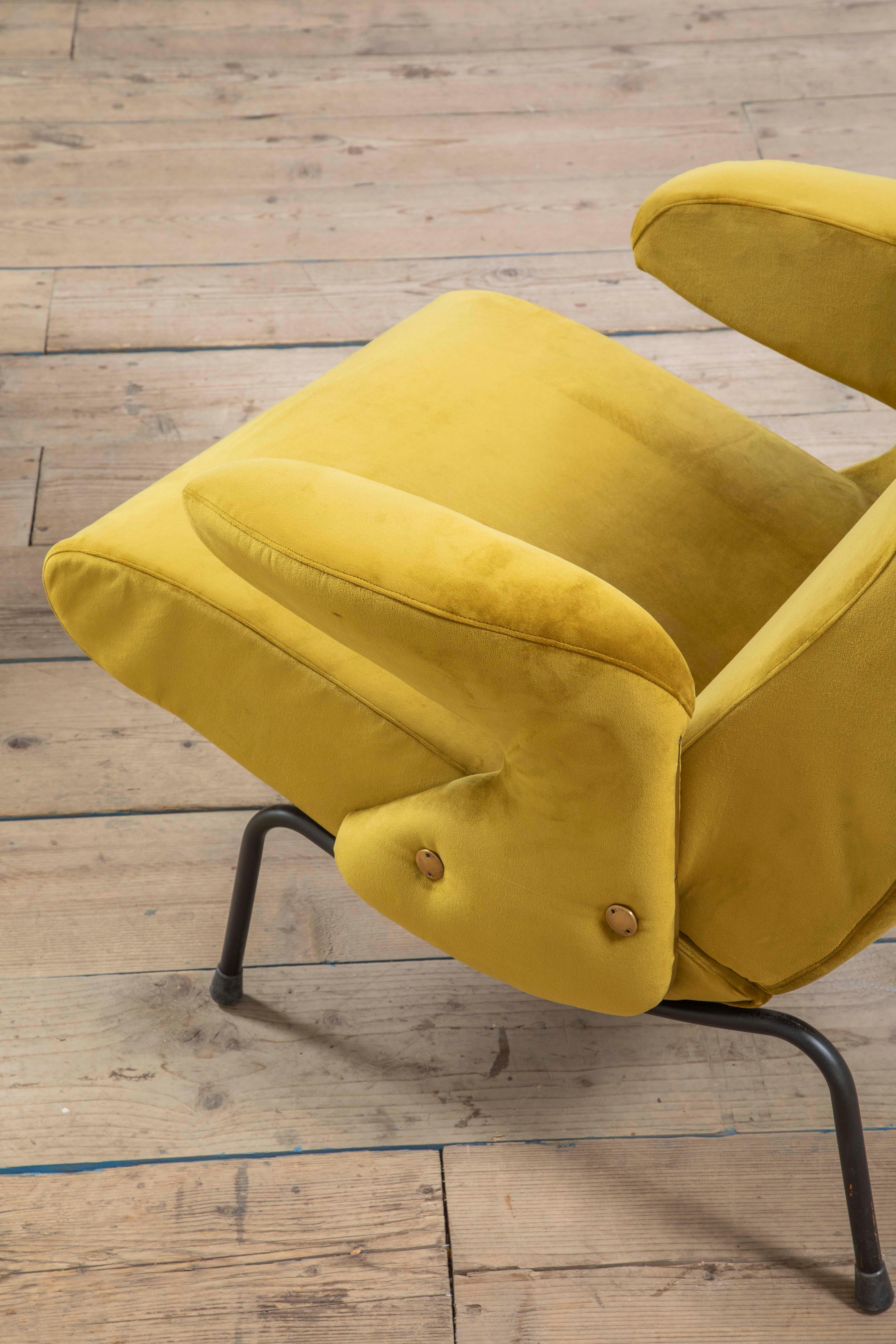 20e siècle, Erberto Carboni Paire de fauteuils mod. Delfino en vente 3